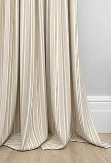 The British Stripe Co. Charles, Dover No.1 - Made to Measure Curtains